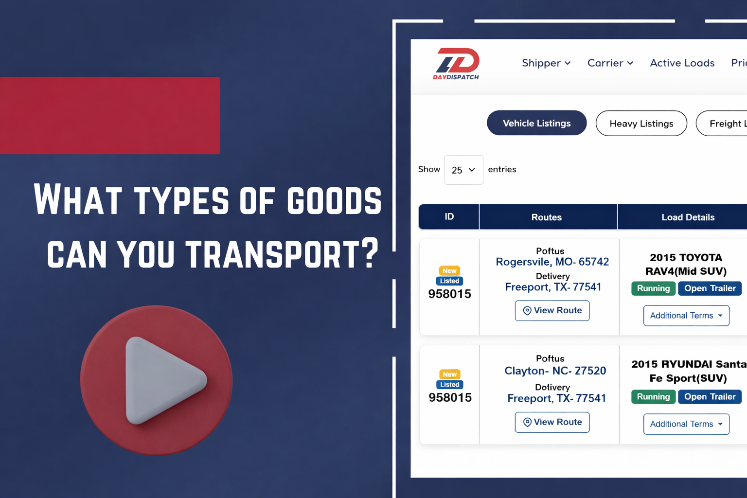 How to Create Heavy Vehicle Shipping Quote on CRM Dashboard